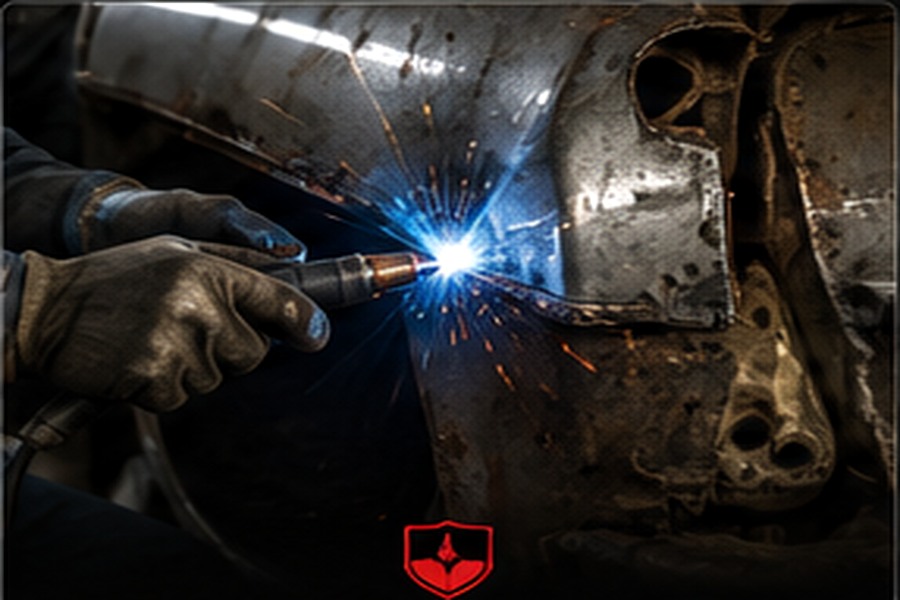 Generated rust repair service artwork